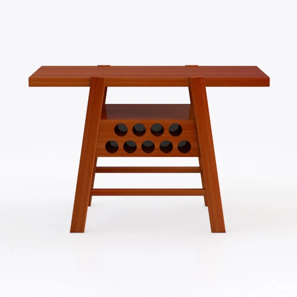 HAPPYGRILL Square Folding Patio Side Table