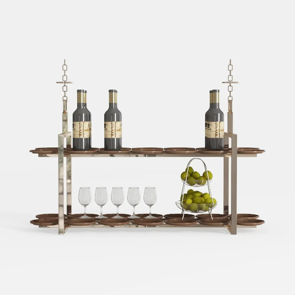 IAE Walnut Floating Wall Shelves 16 inch, Bathroom