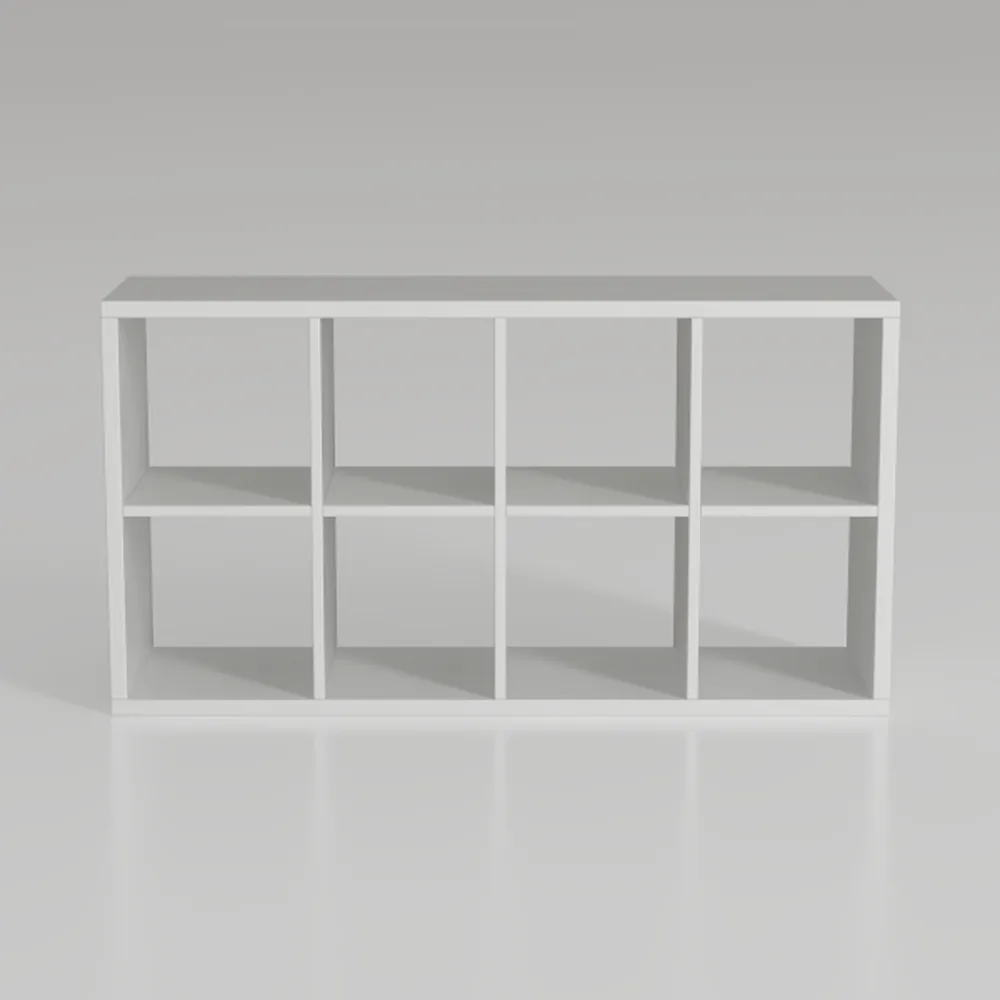 Bookshelf with Storage Bin, 3-Cube Storage