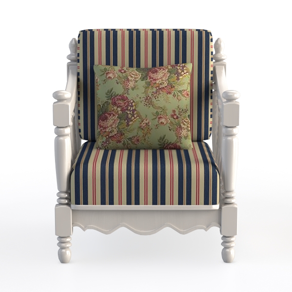 Poltrona retrò con gambe in legno massello e schienale ergonomico, comoda sedia da soggiorno per camera da letto imbottita in tessuto divano sedia