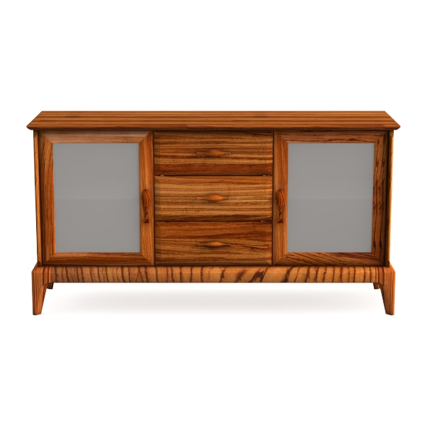 63in Modern Wood TV Stand for 70+ Inch TV, Mid 