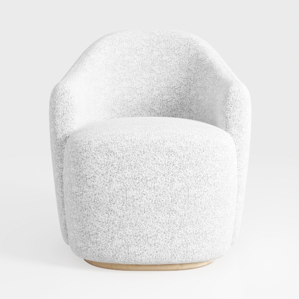 COLAMY Swivel Accent Chair, 360° Swivel Chair with