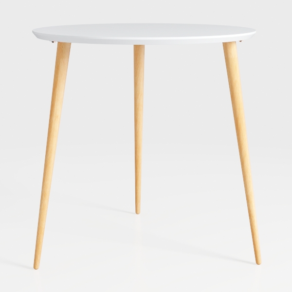 COSIEST Small Coffee Table Set of 2, Round Coffee