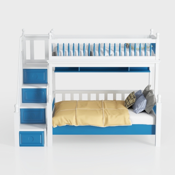Angel Line Creston Twin Over Twin Bunk Bed, White
