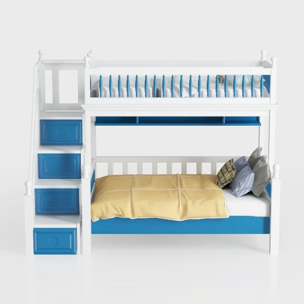 Angel Line Creston Twin Over Twin Bunk Bed, White