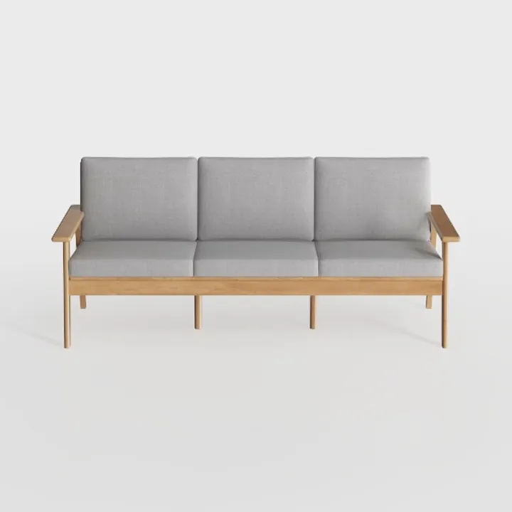 MAKLAINE Contemporary Modern Fabric Loveseat Sofa 