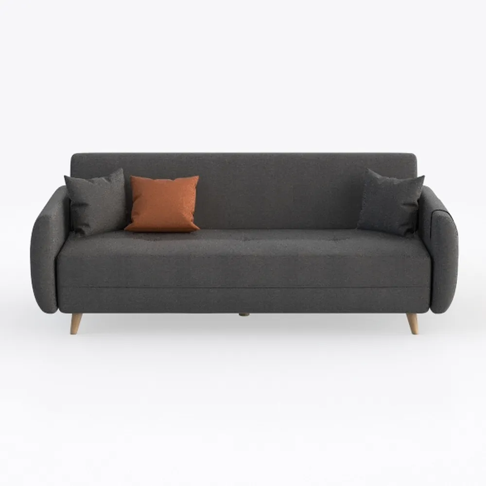 IULULU Futon Sofa Bed, Convertible Couch with 2 Cu