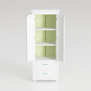 Kitchen Pantry Cabinet, 75" Tall Pantry Cabinet