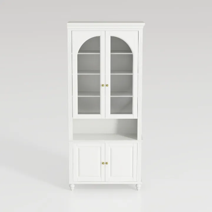 Kitchen Pantry Cabinet, 75" Tall Pantry with