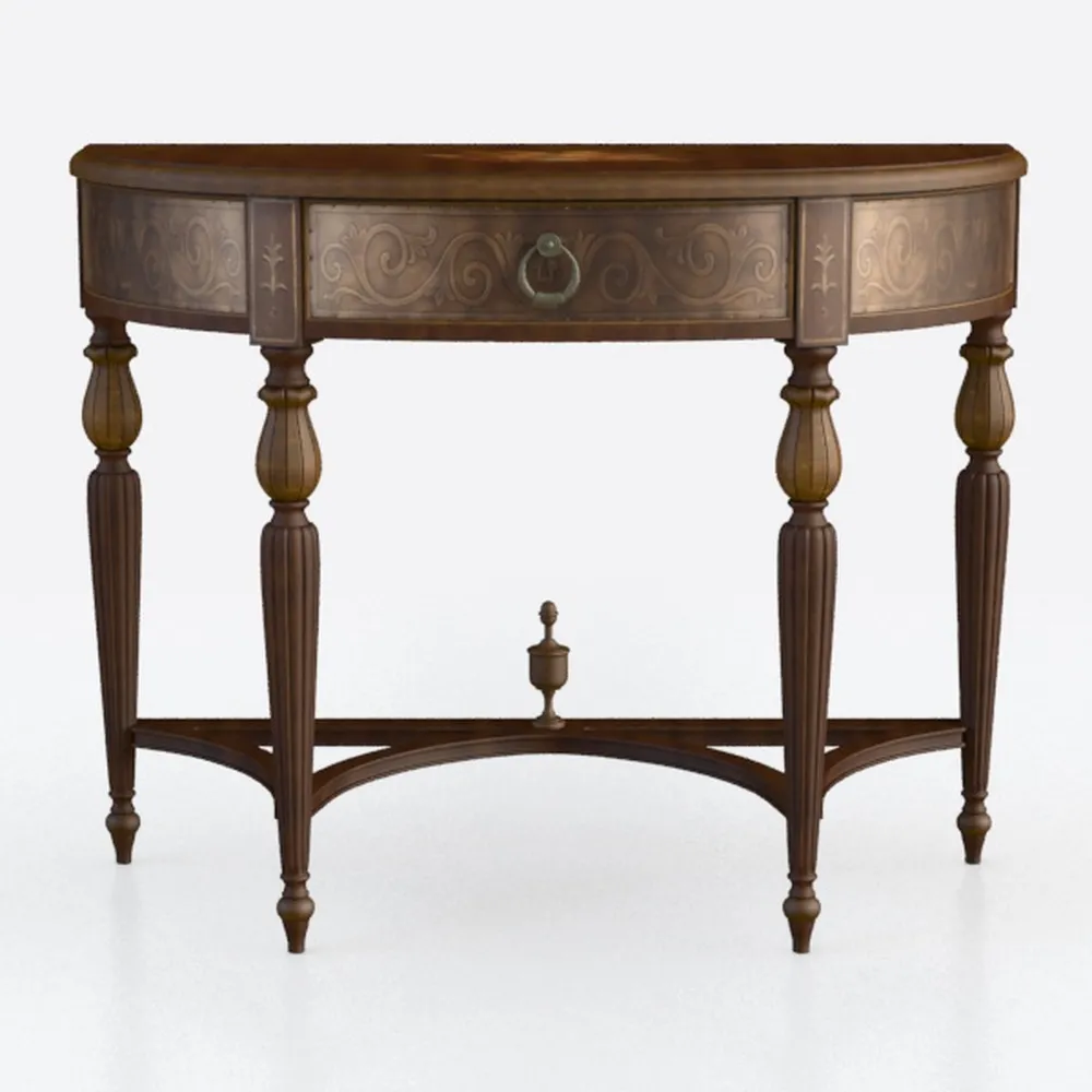 Espresso Storage End Table