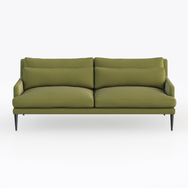 Velvet Sofa Modern Couch Tufted Loveseat with