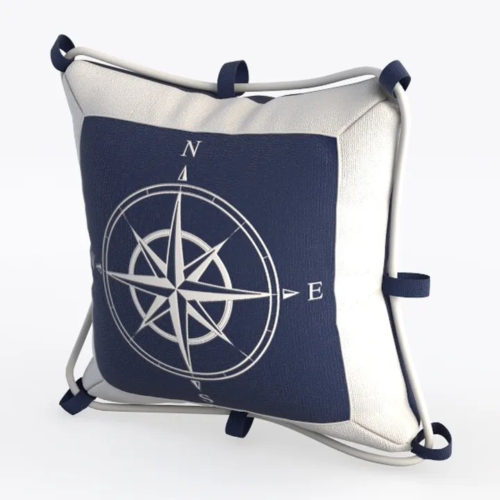 Summer Nautical Throw Pillow Covers, Boat Anchor
