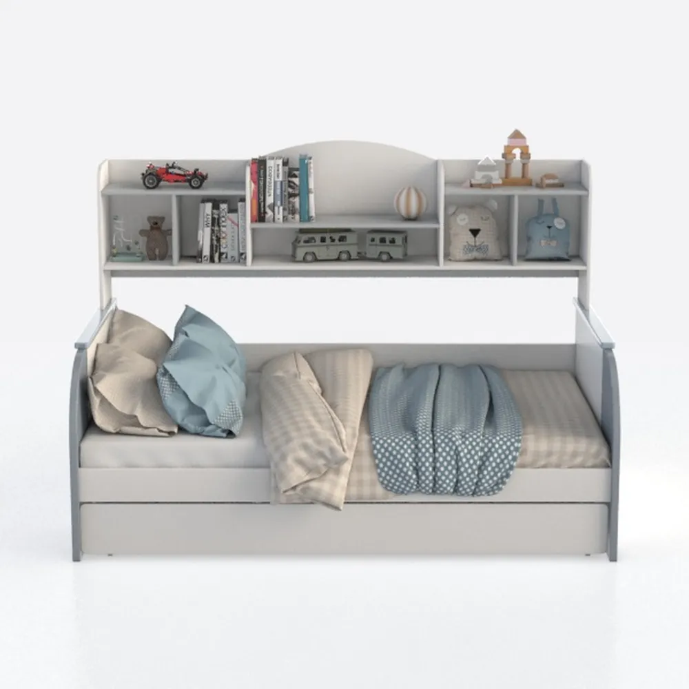 RuiSiSi Twin Size Daybed with Trundle & Storage, S