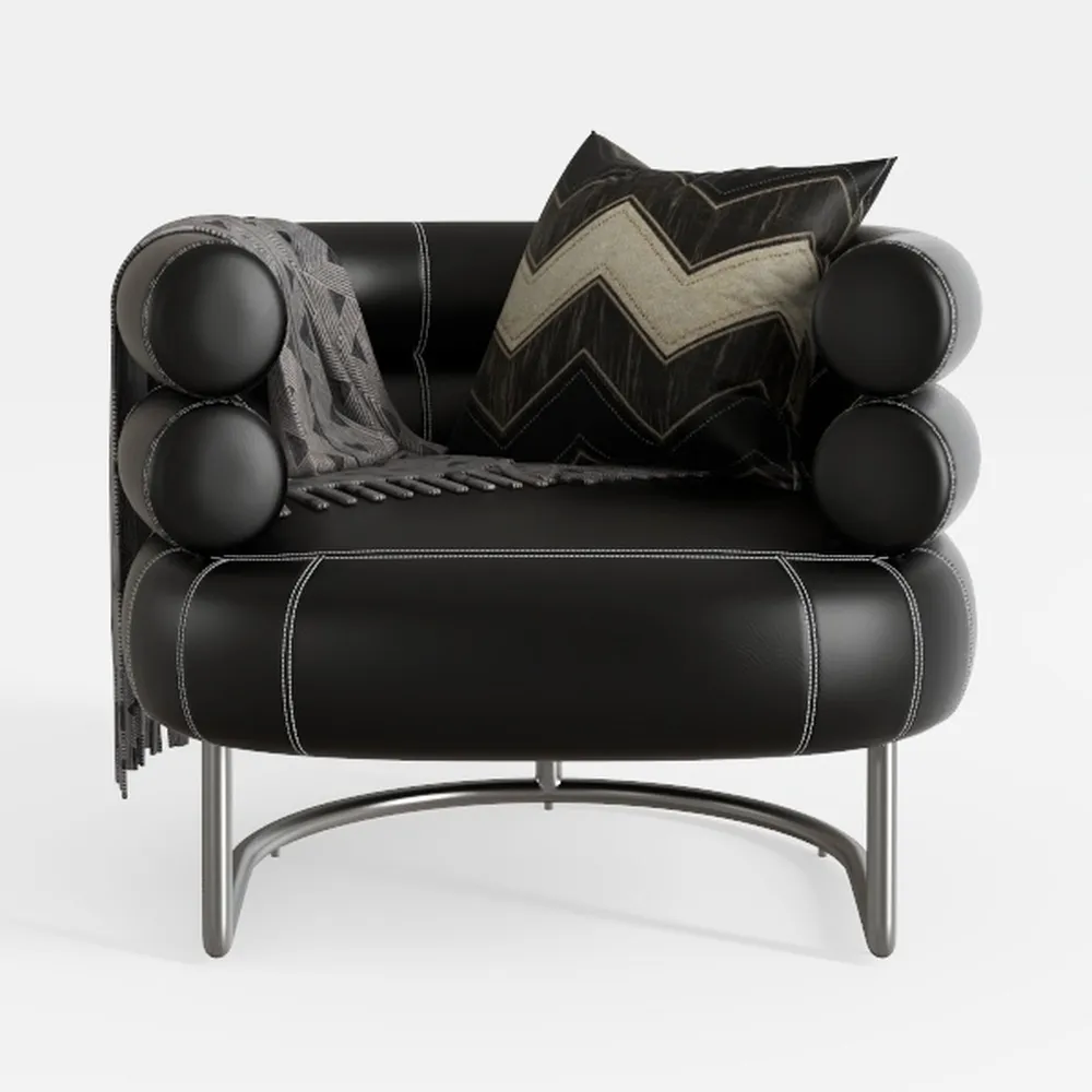 Glory Furniture Sapphire Gray Velvet Accent Chair