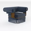 LouannTatami Foldable Lazy Sofa Bed Floor Chair -  Right 45 Degree View