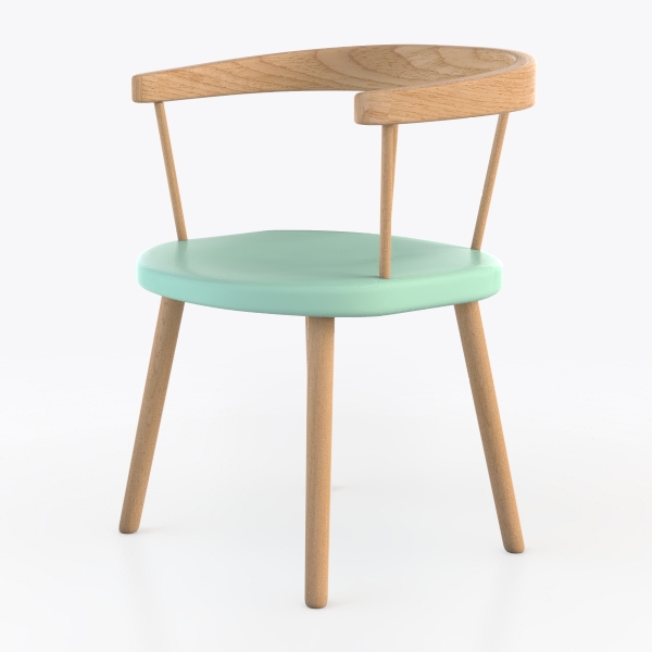 Swegrow Wooden Kids Chair, Toddler Chair for Table