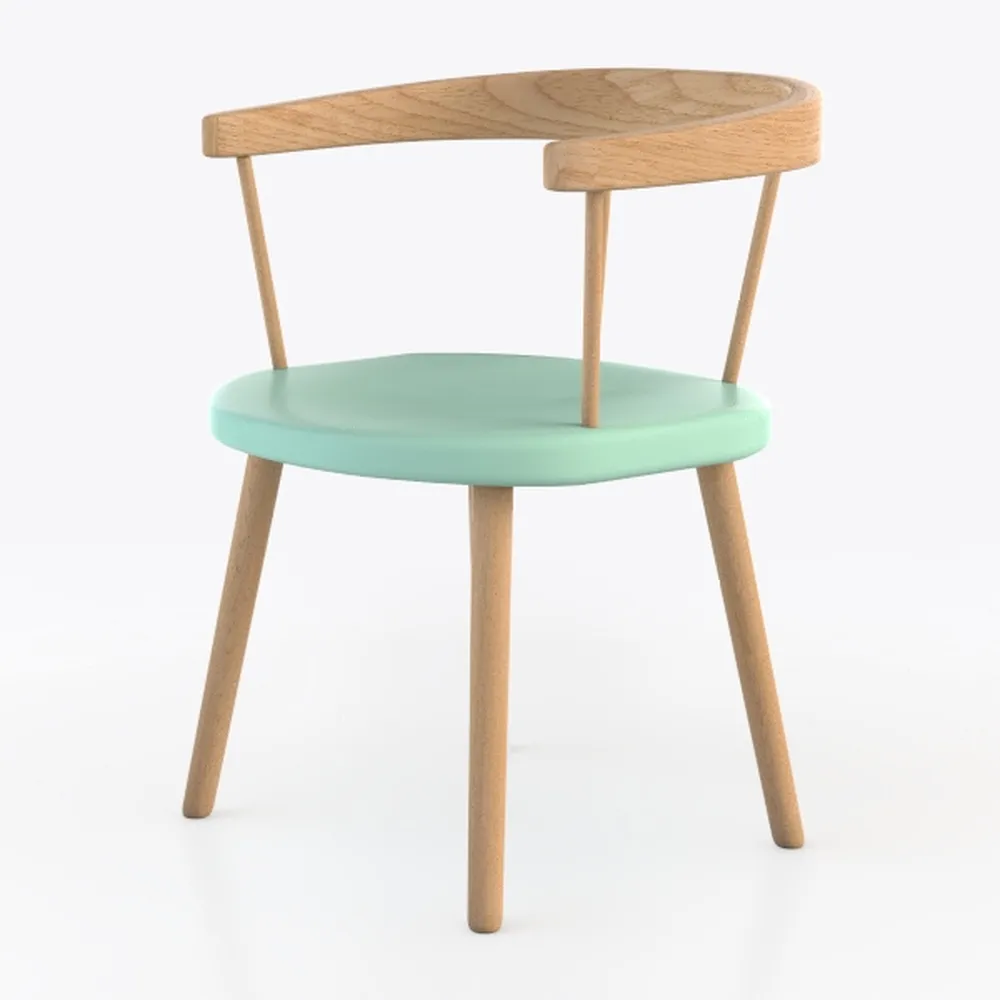 Swegrow Wooden Kids Chair, Toddler Chair for Table