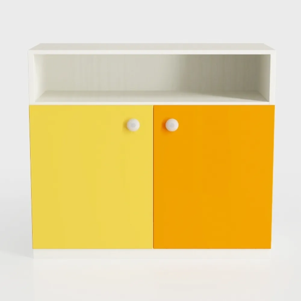 Storage Cabinet with Power Strip Rechargeable USB