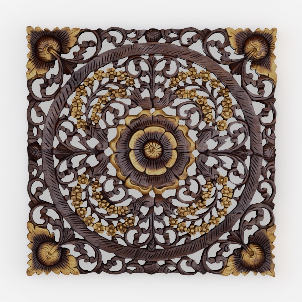 (4757) 60cm square carving board