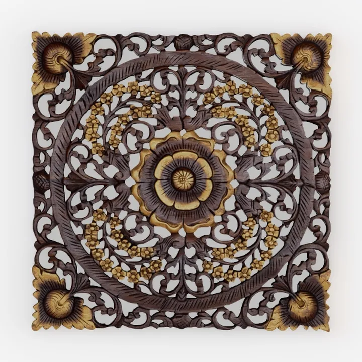 (4757) 60cm square carving board