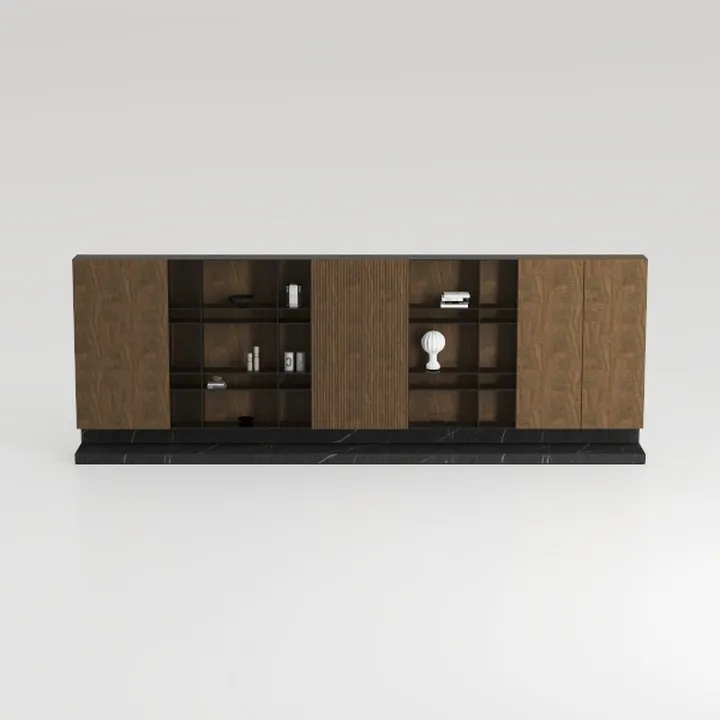 Sideboard Buffet Cabinet with Storage,59'' Walnut