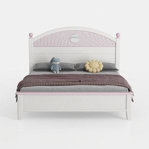 Natural Greige Twin Bed in Gray