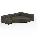 Furniture of America Ralyn Modern Upholstered Right 45 Degree View