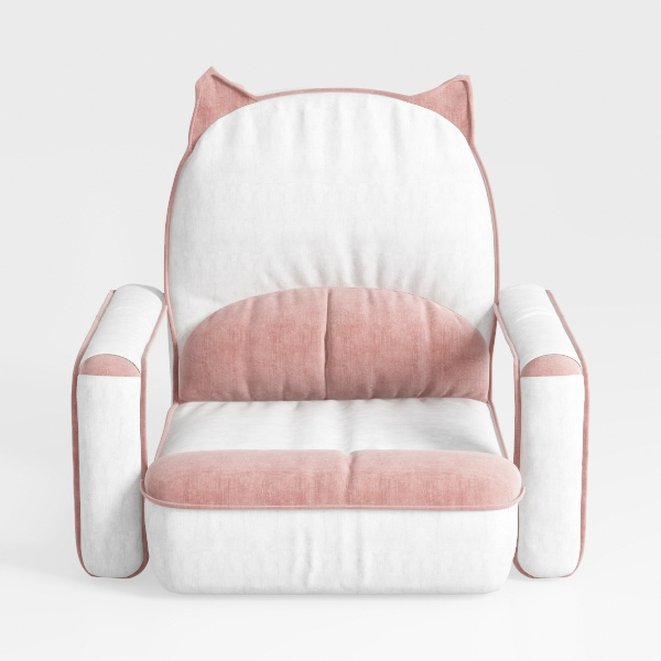 Furnimart Pumpkin-Shaped Oversized Accent Chair,