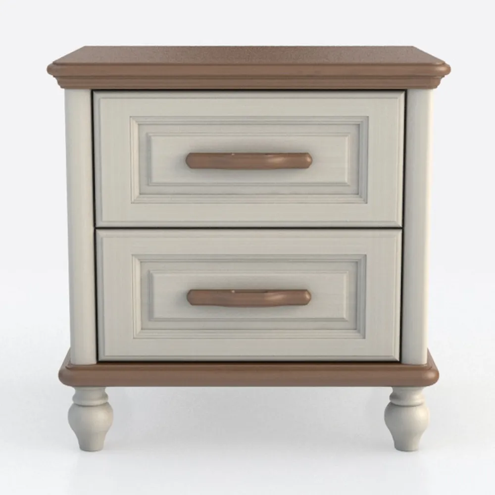 JHSLXD Creative Solid Wood Bedside Table Bedroom