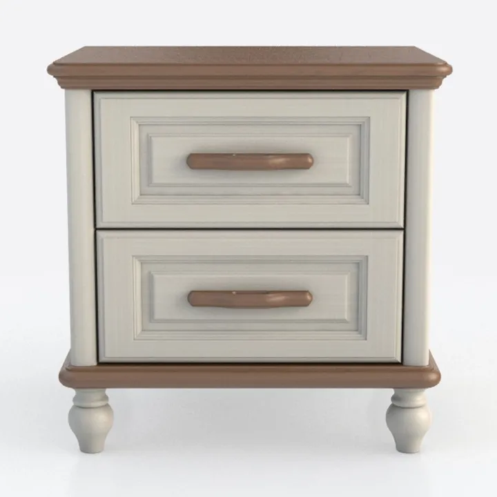 JHSLXD Creative Solid Wood Bedside Table Bedroom