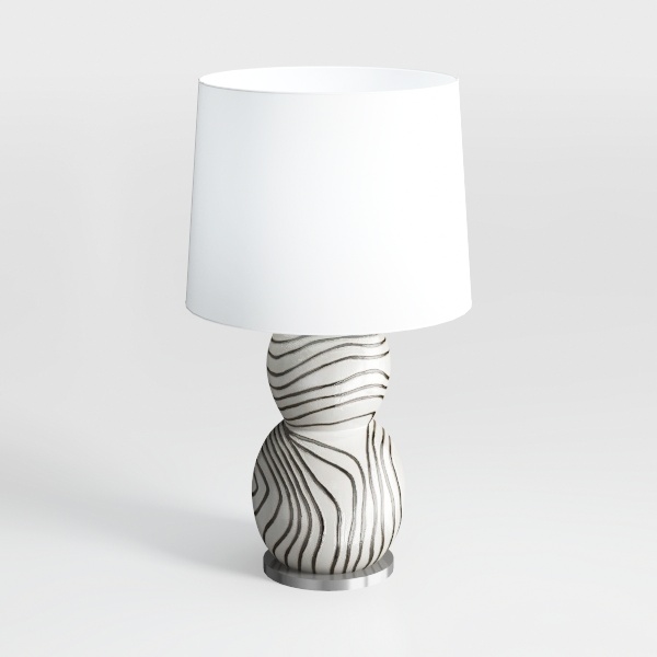 JONATHAN Y JYL3049B Vienna 25.5&quot; Ceramic LED Table