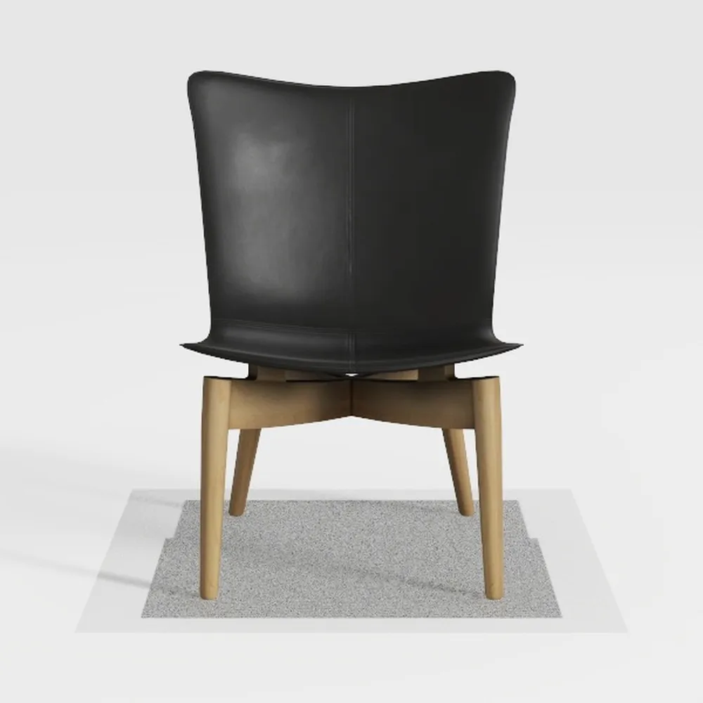 ZEFISON Hans Wegner Style Three- Legged Shell Chai