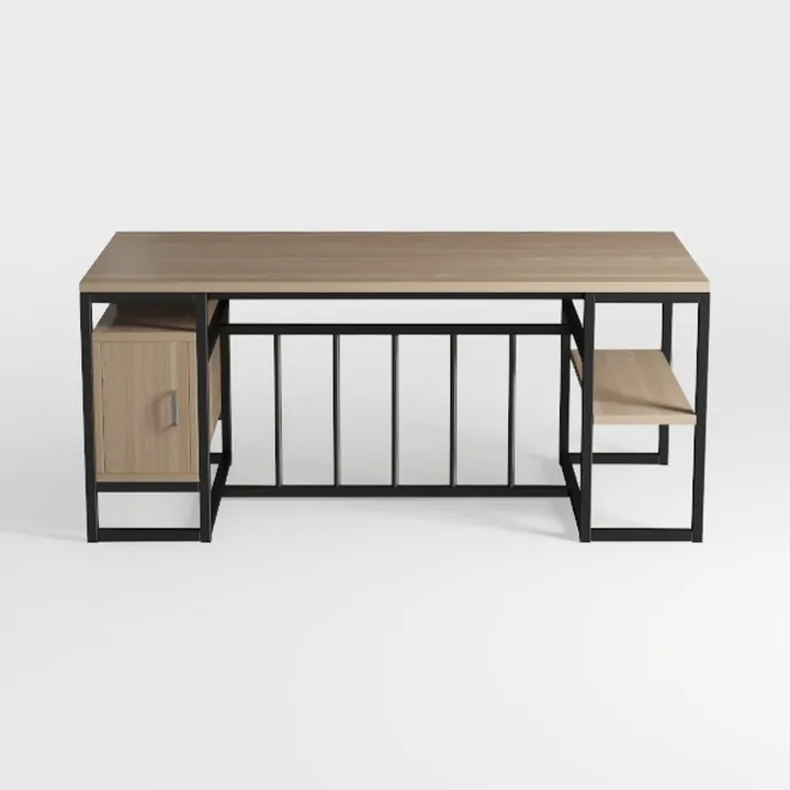 Furologee Computer Desk with Drawer and Power Outl