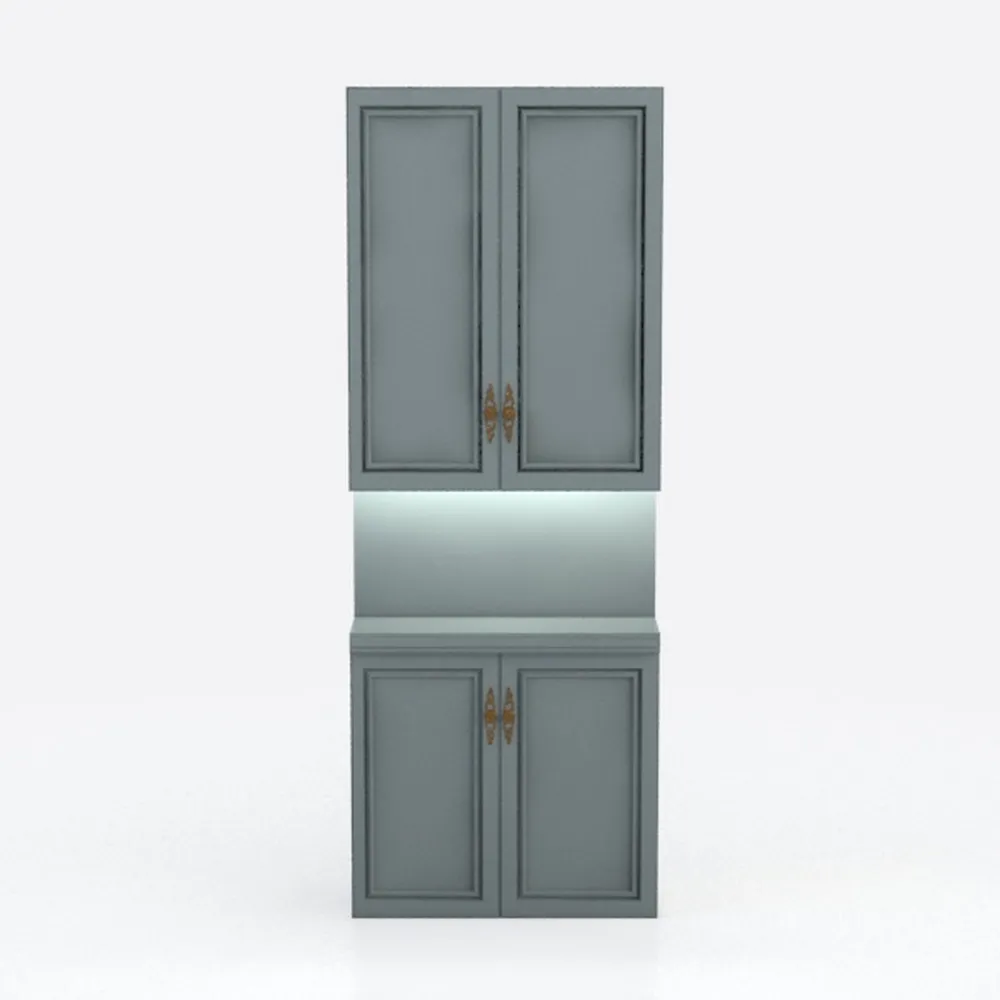 71'' Tall Corner Cabinet, Freestanding Corner