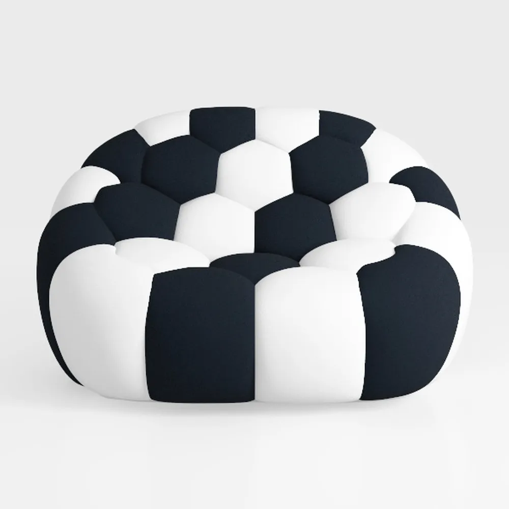 Inflatable Sofa Chair, Air Lounger with Football
