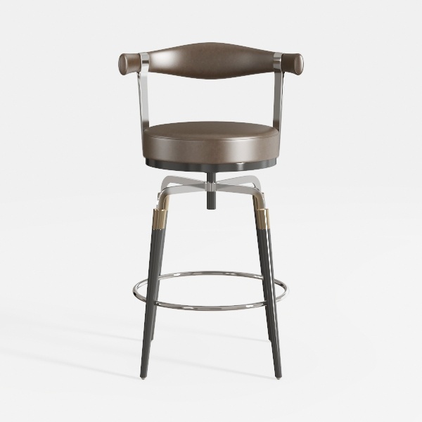 Armen Living Madrid 26" Counter Height Swivel