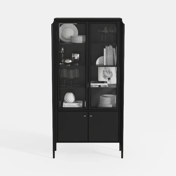 71" Tall Metal Storage Cabinet with 2 Doors and 4