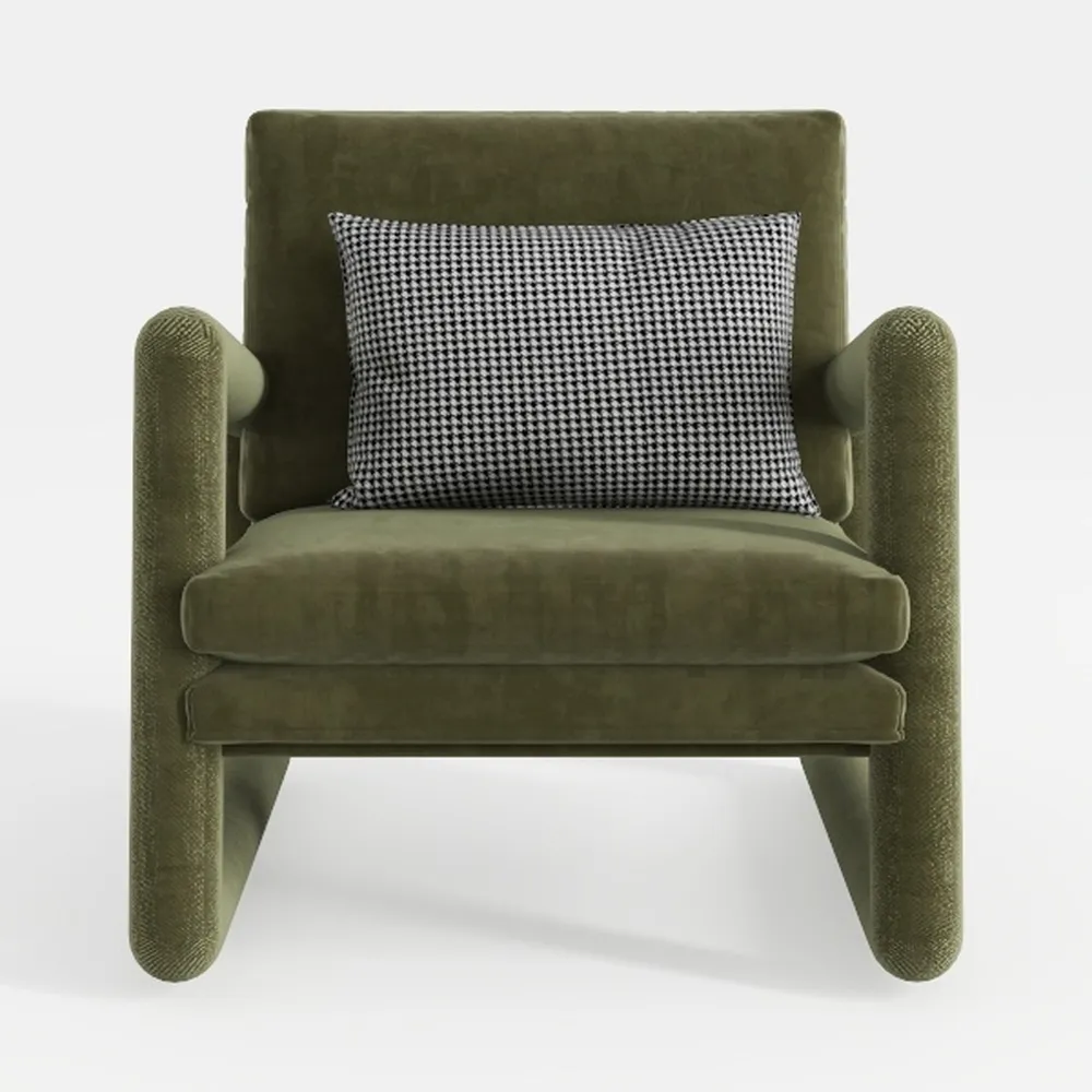 Oversized Accent Chair, Deep Seat Comfy Lounge