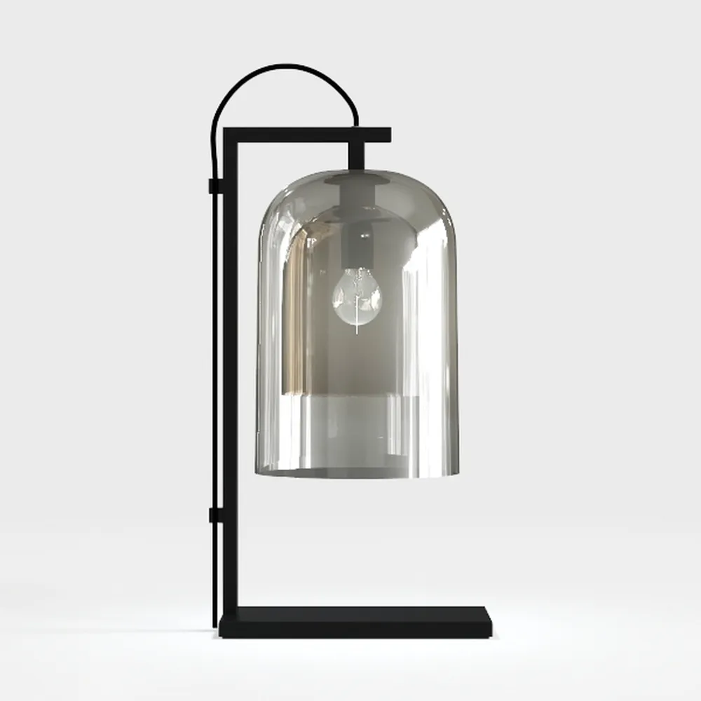 Industrial Touch Table Lamps for Bedrooms Set of 2