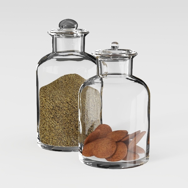 glass jar-GlassWares