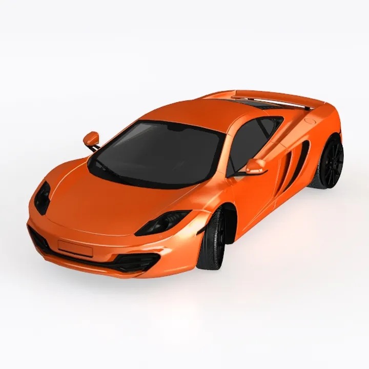 Orange Sports Car / Vehicle