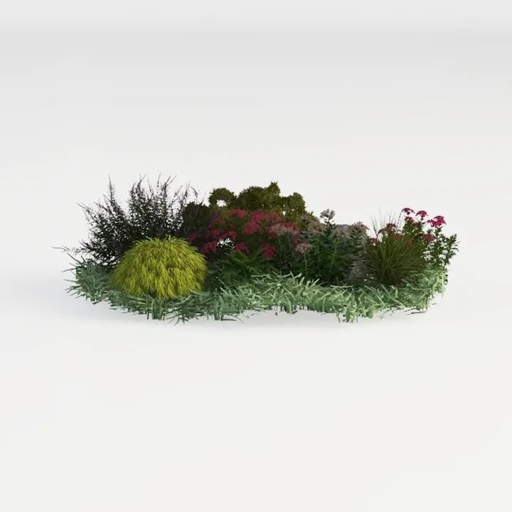 perennial border-Cozy Garden