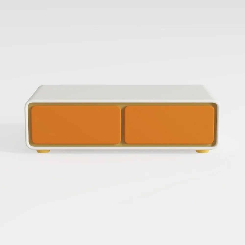 Upholstered Ottoman Bench with Thick Padded Seat &