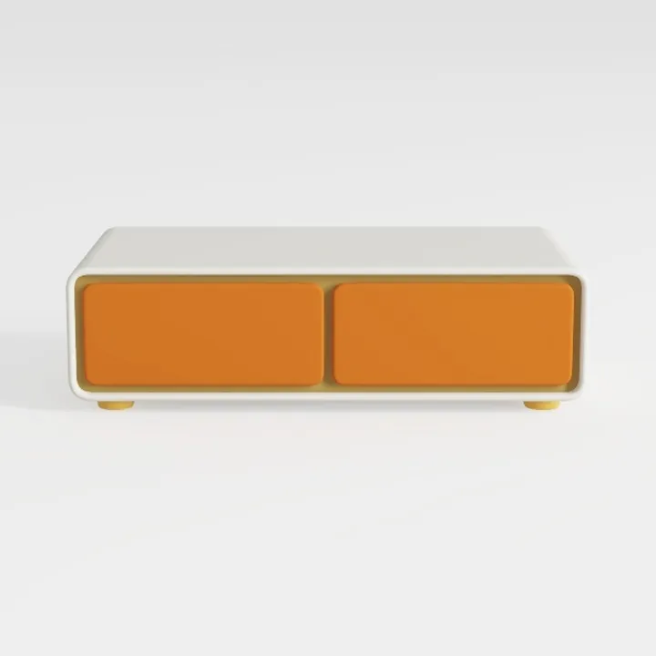 Upholstered Ottoman Bench with Thick Padded Seat &