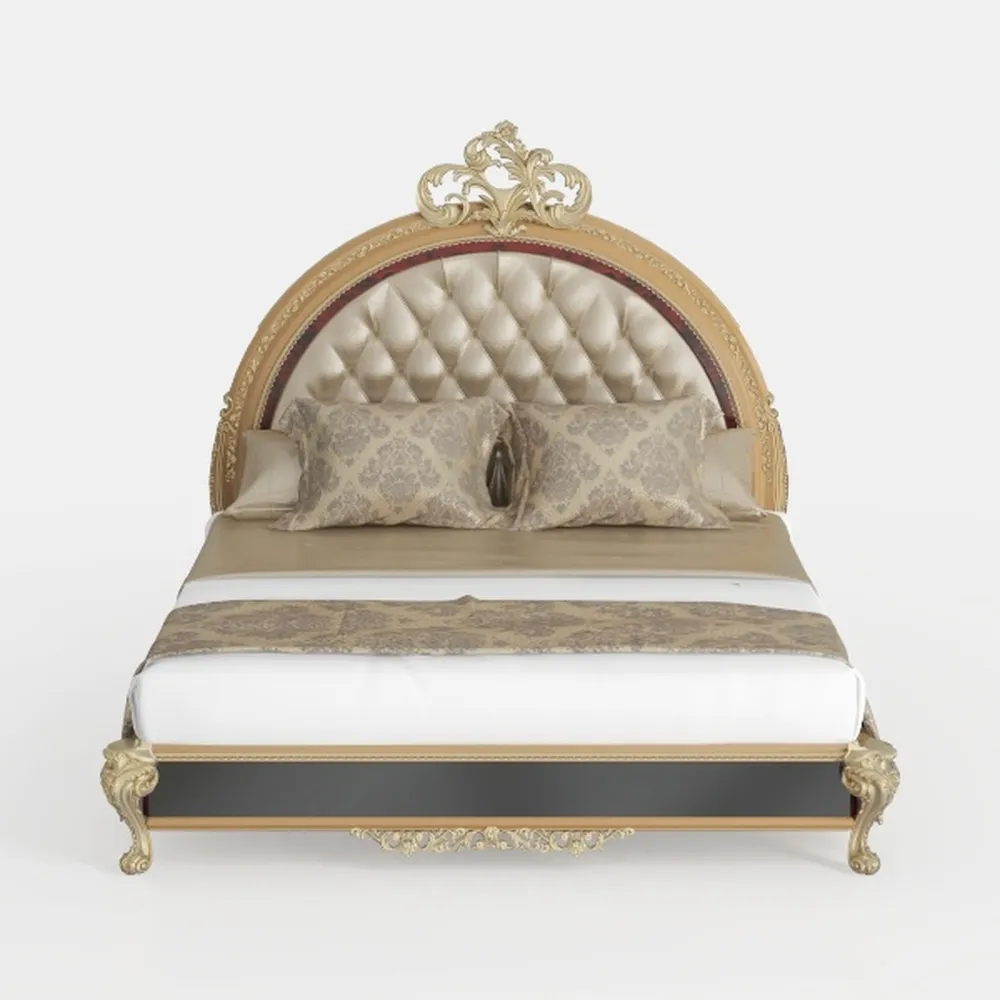 Acme Chantelle Tufted Faux Leather California King