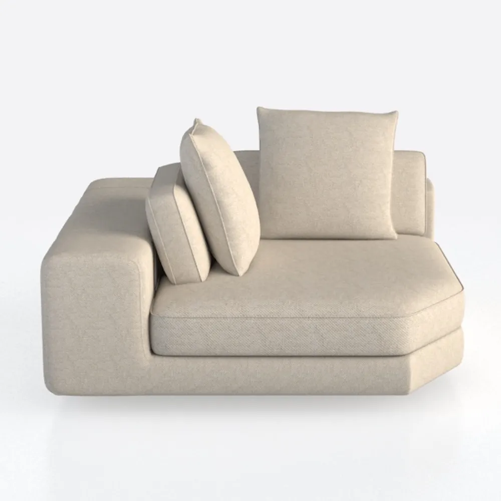 Woclrazzy 106" Modular Sectional Sofa, L-Shape Cou