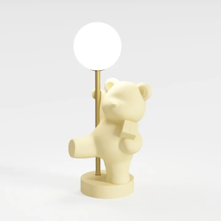 DINGLILIGHTING DLLT LED Frosted Glass Globe Floor