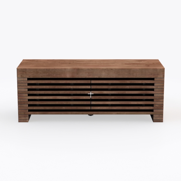 RECLAIMED TIMBER SLAT MEDIA