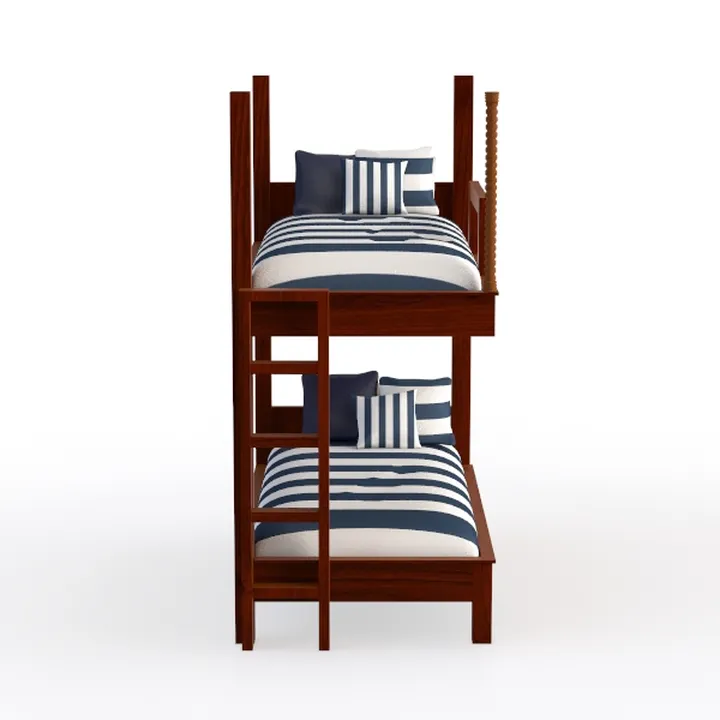 Acme Heartland Twin Over Twin Wooden Bunk Bed in E