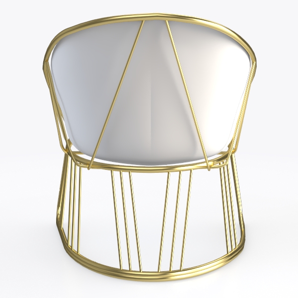 Milliard Circle Velvet Accent Chair for Living Roo